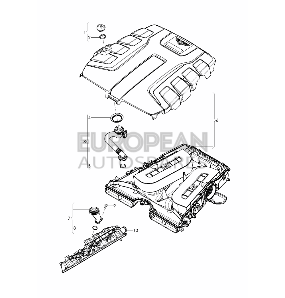 057103482J-Bentley ADAPTER FOR OIL FILLING  