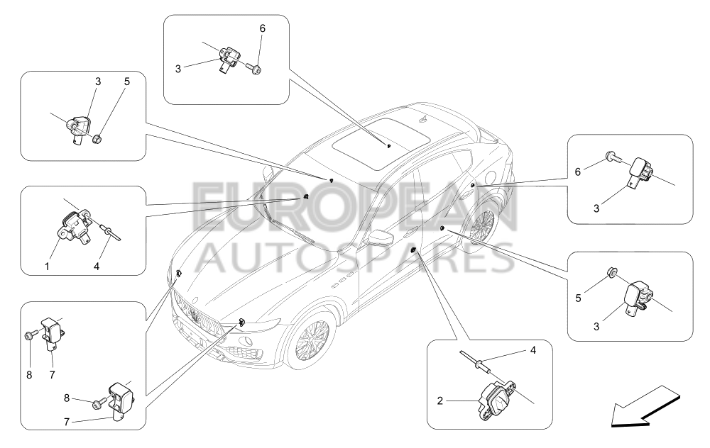 675000589-Maserati CRASH SENSOR