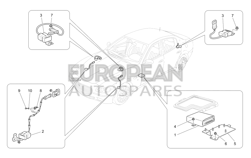 224410-Maserati SUSPENSIONS CONTROL UNIT - Sport Package Sport GT Version 