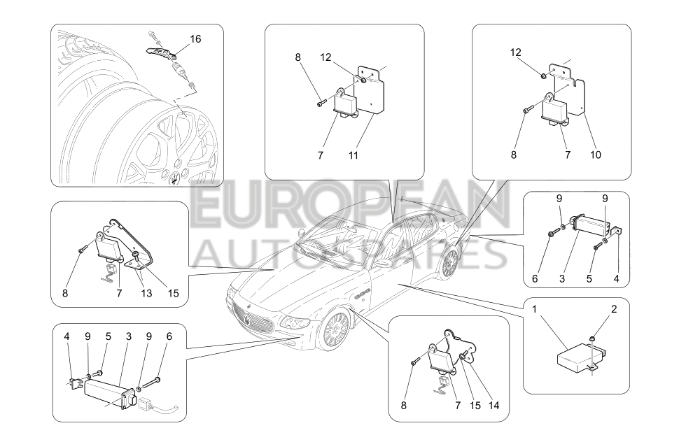 269629-Maserati RH REAR BRACKET