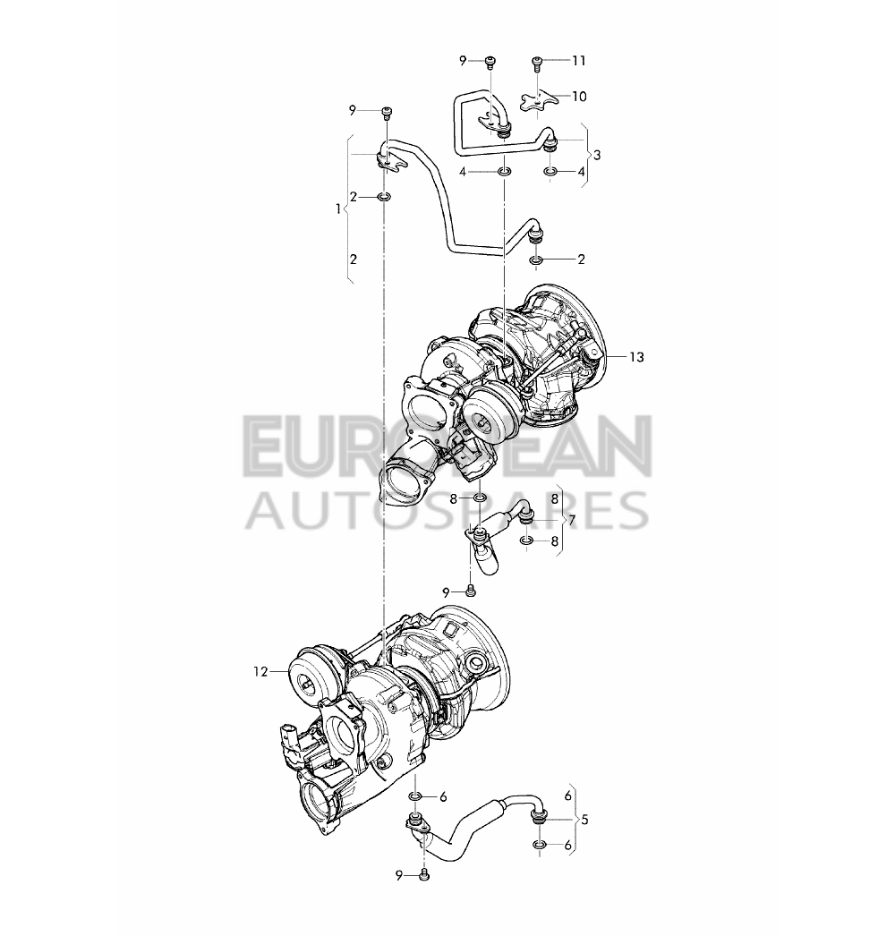 0P2145947-Bentley COOLANT PIPE             