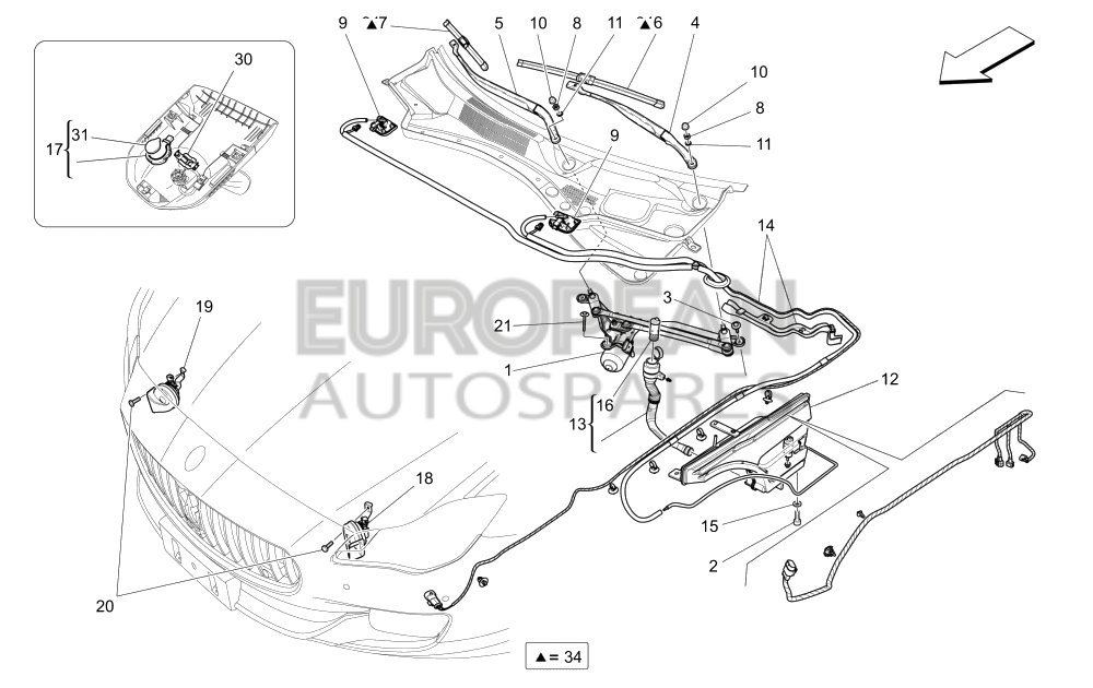 670101562-Maserati RAIN SENSOR