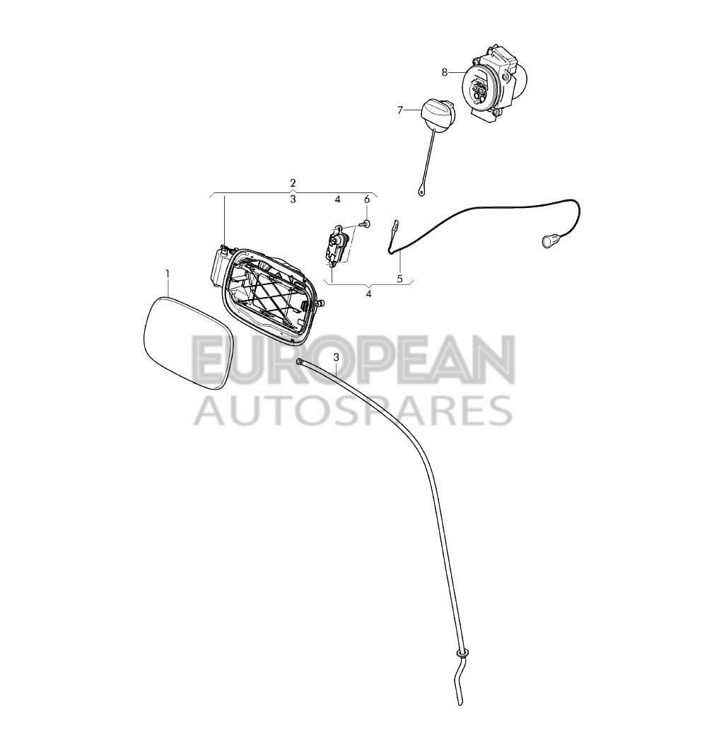 36A810591D-Bentley FUEL FILLER FLAP         