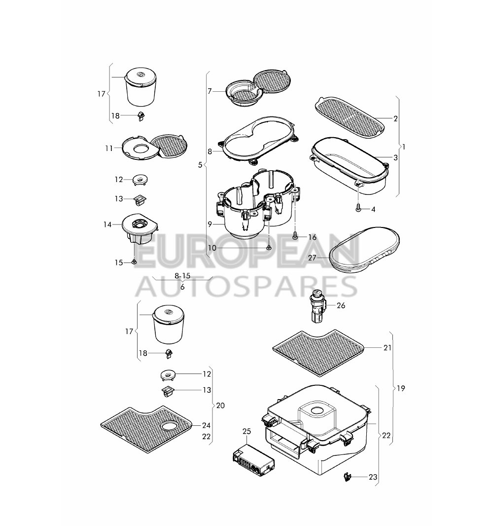 36A858329-Bentley STOWAGE BOX              