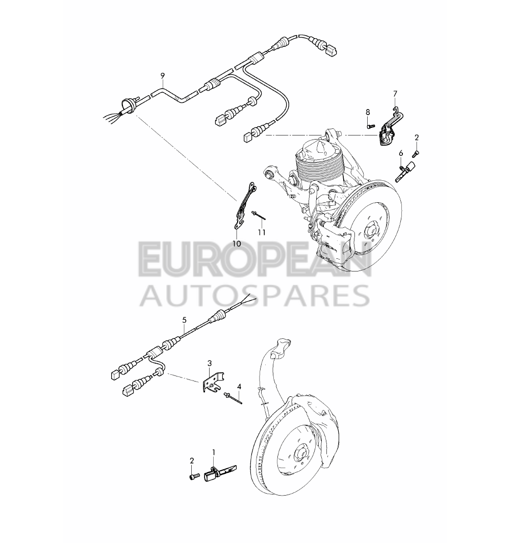 4M0927807C-Bentley SPEED SENSOR             