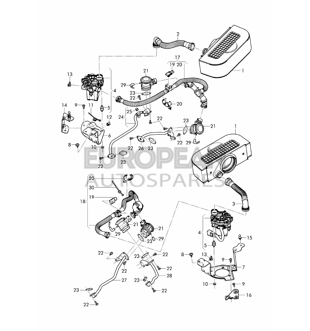 36A906617B-Bentley BRACKET FOR SECONDARY AIR