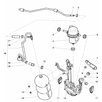 elec. vacuum pump for brake servo vacuum tank D >> - MJ 2014