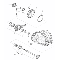 small parts kit for front axle differential for 6 speed automatic transm.