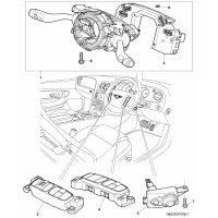 steering column switch and trim D >> - MJ 2007