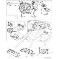 steering column switch and trim D - MJ 2008>>
