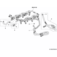 fuel line (tube) with vent line (tube) D - MJ 2008>>
