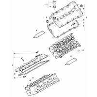 cylinder head cover with gasket