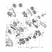 camshaft sprocket drive chain tensioner - chain