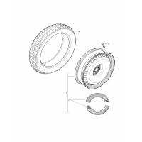wheel disc 'steel' (temporary spare wheel) diaginal tire (spare wheel) F 3W-G-054 429>> F ZA-G-054 429>>