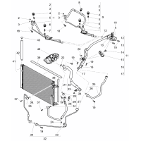 air condtioner condenser refrigerant circuit Engine bay D >> - MJ 2014