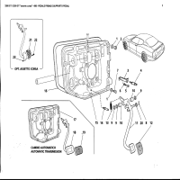 BRAKE PEDAL AND PEDAL SUPPORT