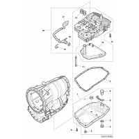 Mechatronic with software oil strainer oil pan for automatic transmission D - MJ 2007>> see workshop manual