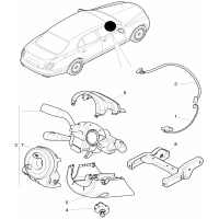 steering column switch and trim