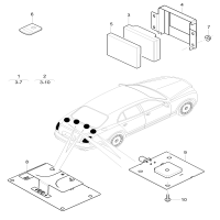 Installation kit for vehicle
positioning system