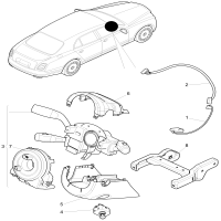 steering column switch
and trim