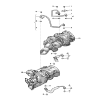 Coolant cooling system for
turbocharger