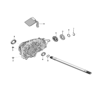 Front axle differential
Service parts