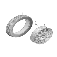 for models with space-saving
temporary spare wheel