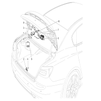 REAR LID OPENING CONTROL (Available with: POWER LIFTGATE WITH KICK SENSOR)