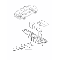 Vehicle tools breakdown set with compressor