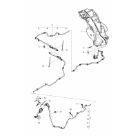Transfer line for reducing agent For vehicles with selective catalytic reduction (SCR)