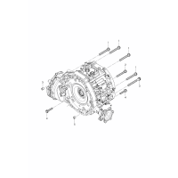 mounting parts for engine and transmission for vehicles with Hybrid Drive System