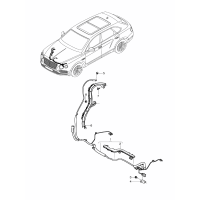 Wiring set for electro- mechanical power steering for vehicles with Hybrid Drive System