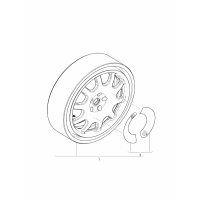 sticker for spare wheel