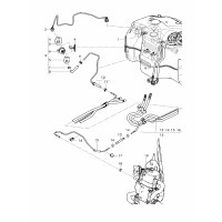 fuel line for vehicles with coolant auxiliary heater