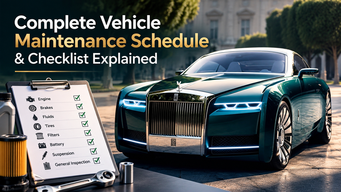 Complete Vehicle Maintenance Schedule & Checklist Explained European Autospares Trading LLC