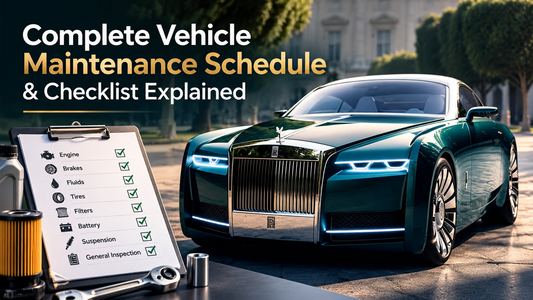 Complete Vehicle Maintenance Schedule & Checklist Explained European Autospares Trading LLC