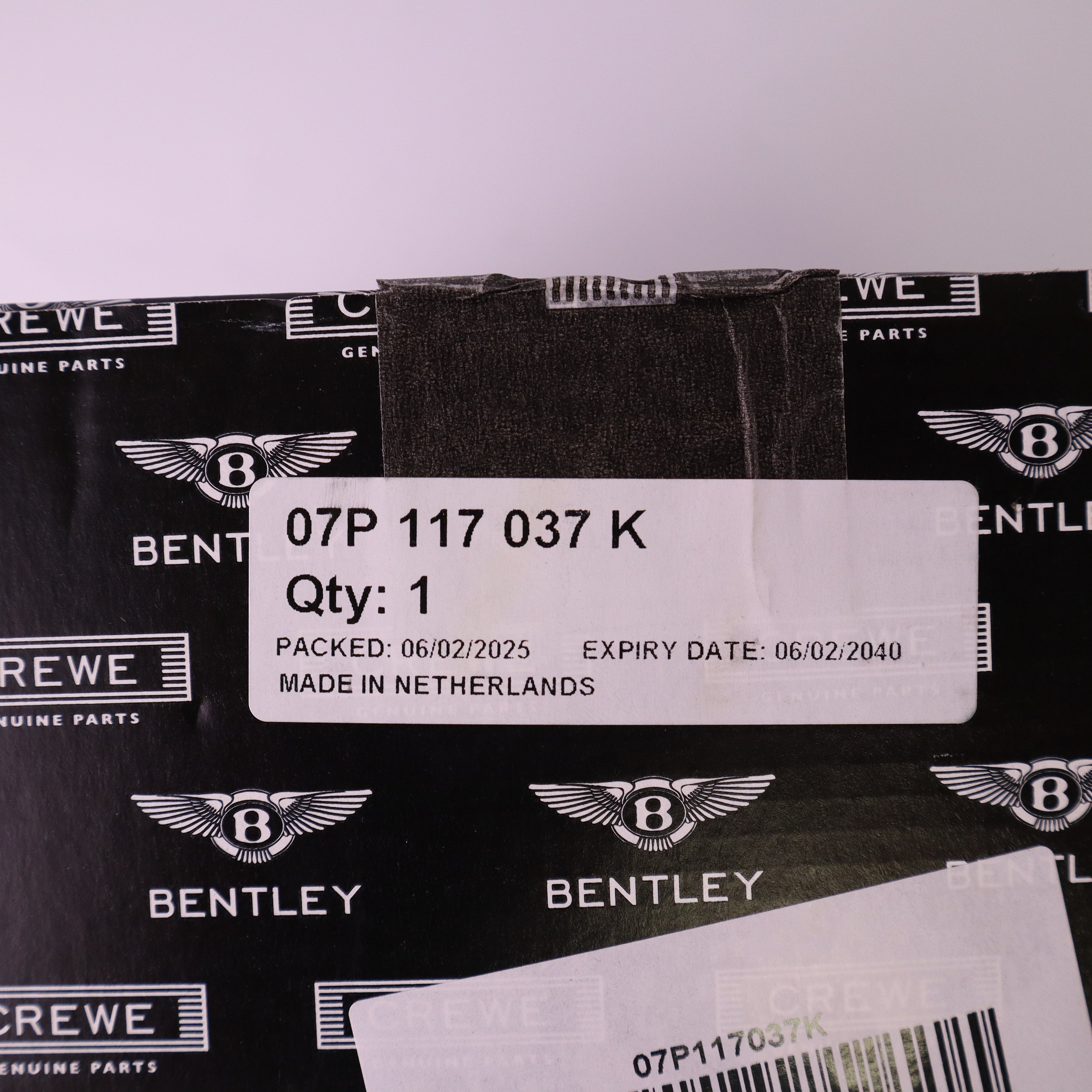 Genuine Bentley Engine Oil Cooler 07P117037K