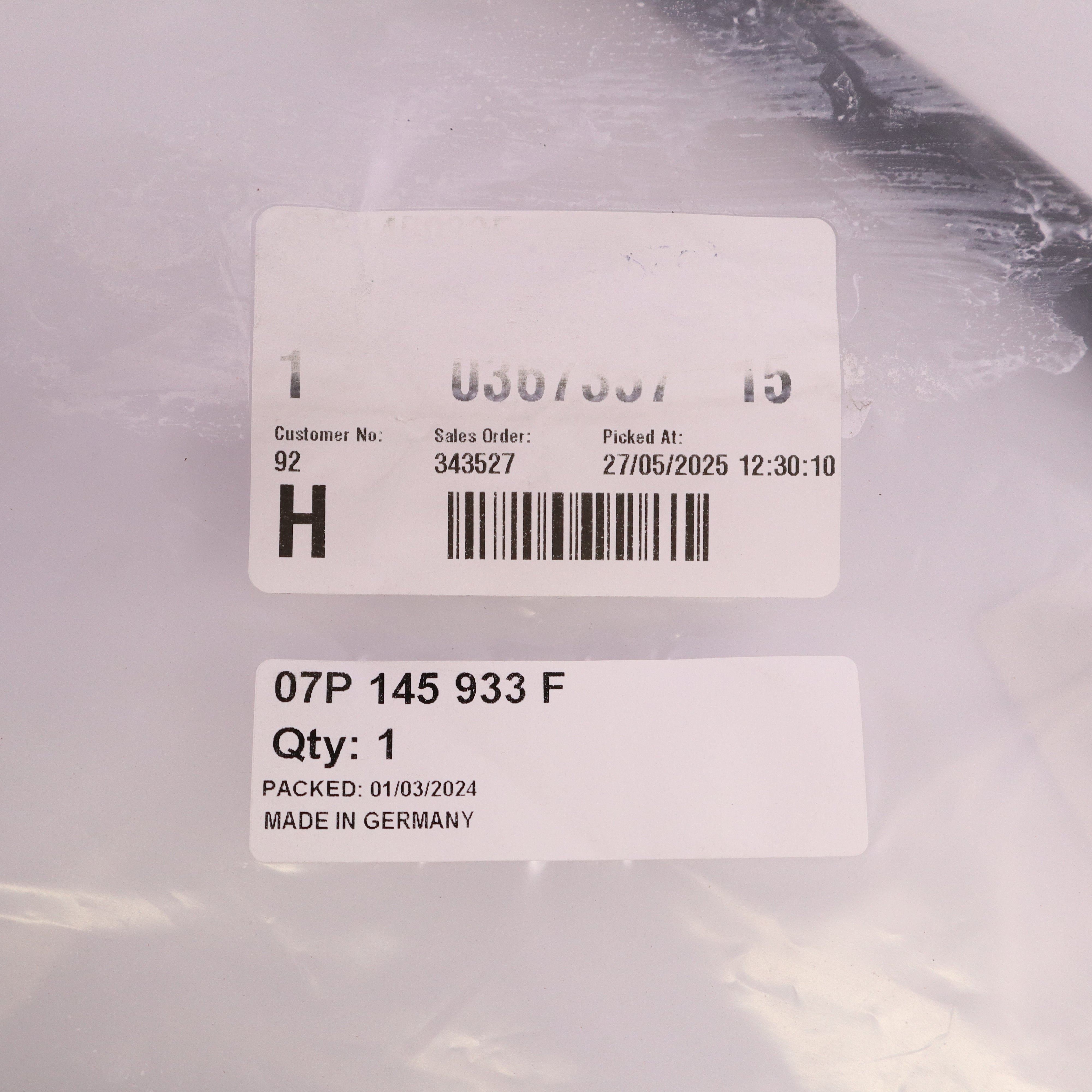 Genuine Bentley Engine Poly V Belt 07P145933F