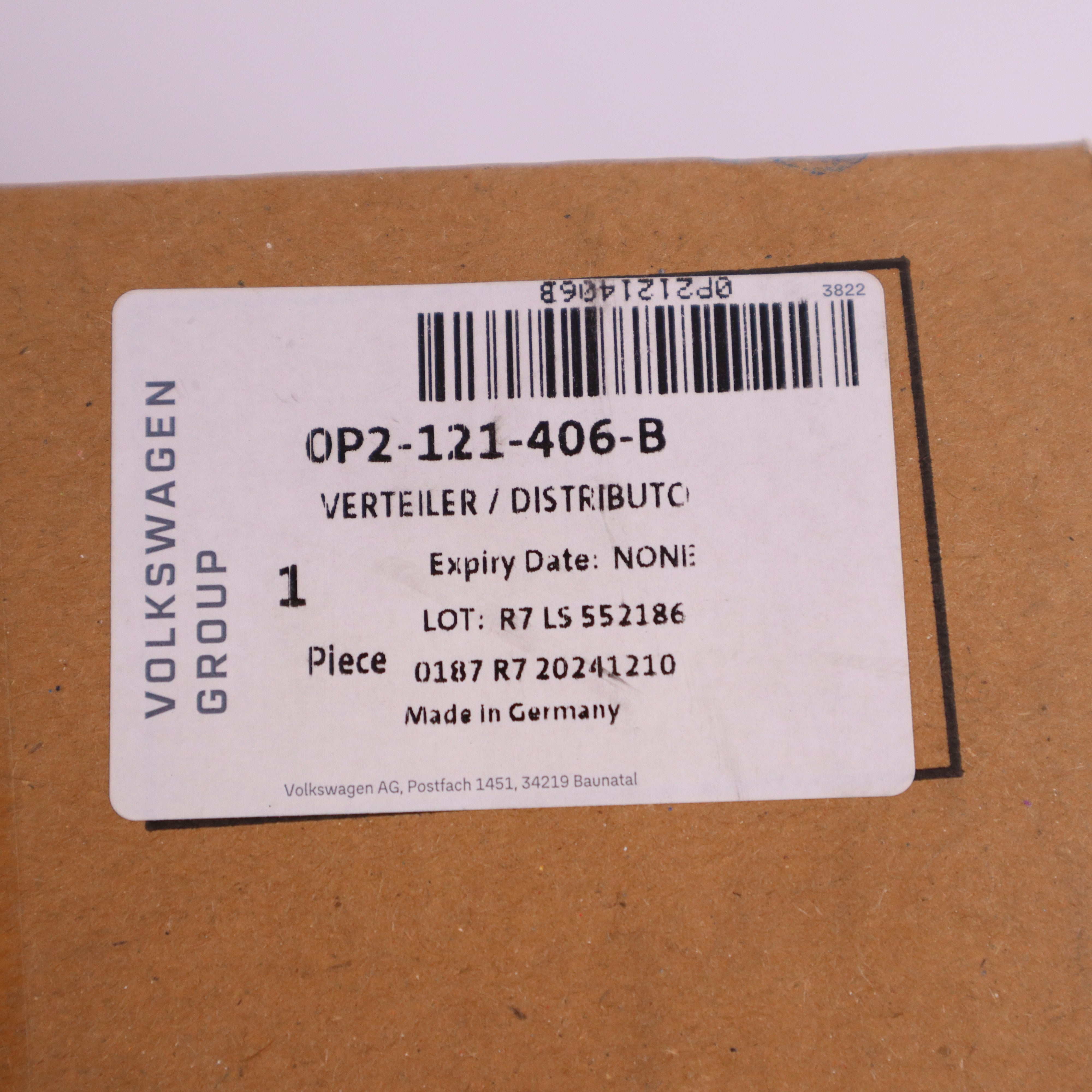Genuine Audi Coolant Distributor 0P2121406B