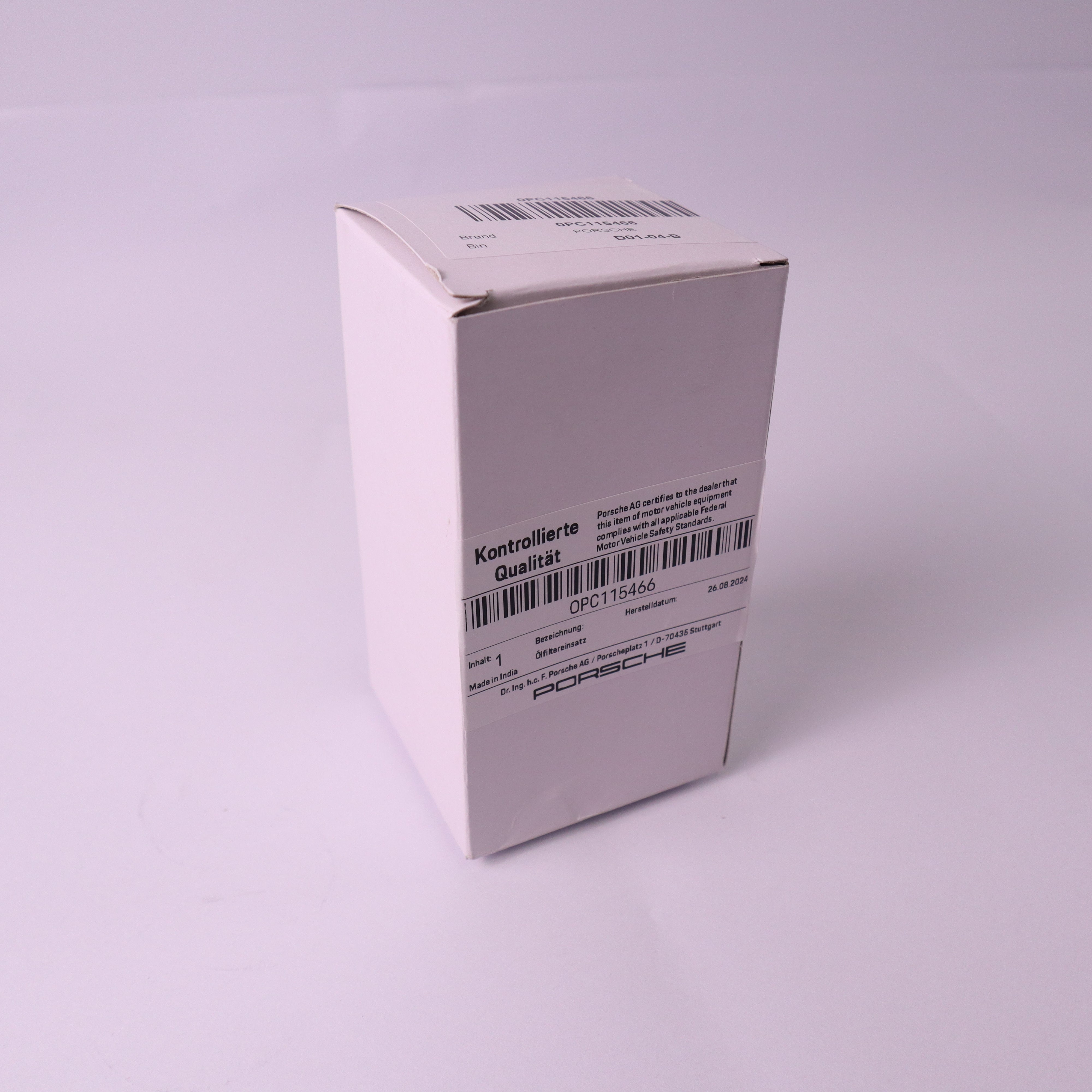 Genuine Porsche Engine Oil Filter 0PC115466