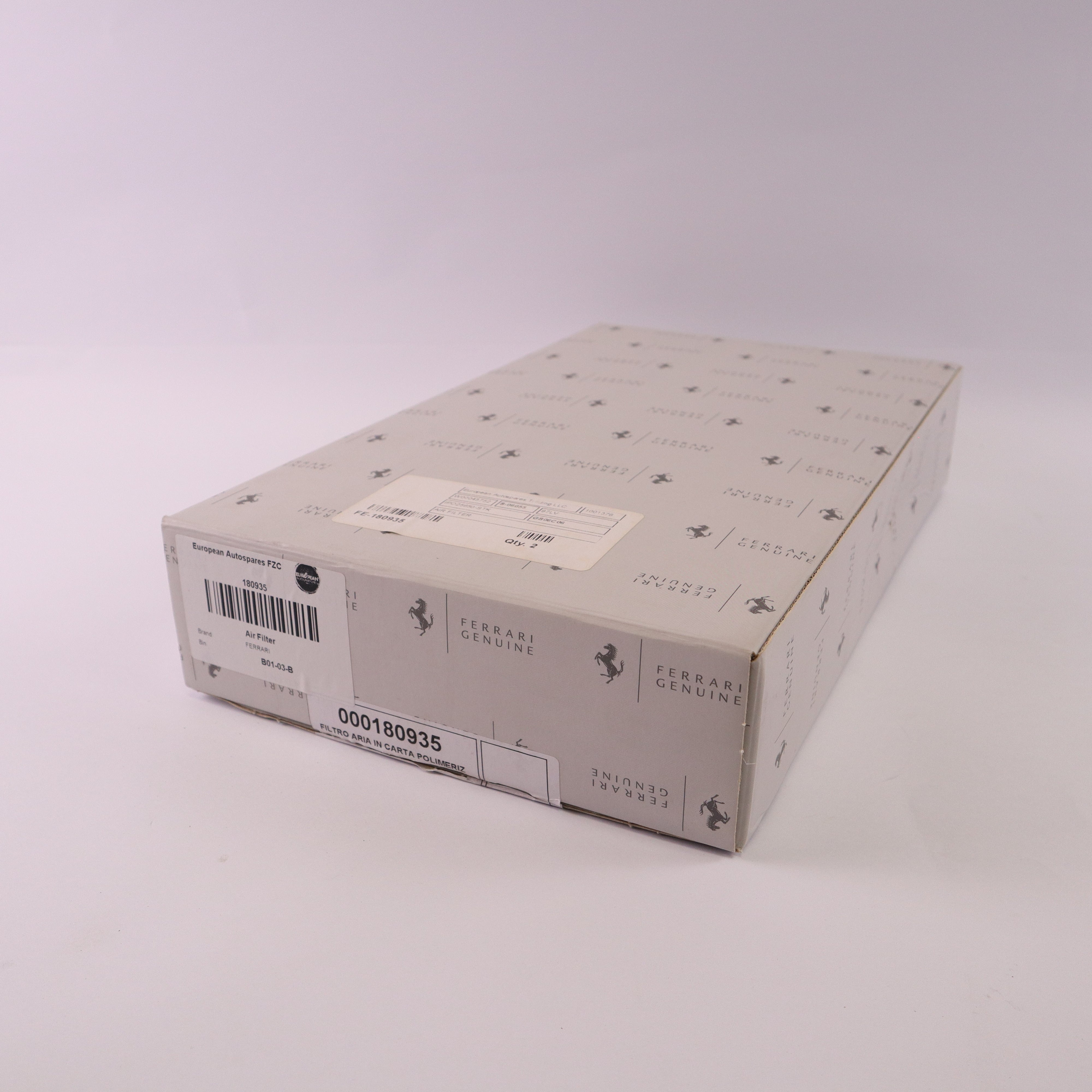 Genuine Ferrari Air Filter Element 180935