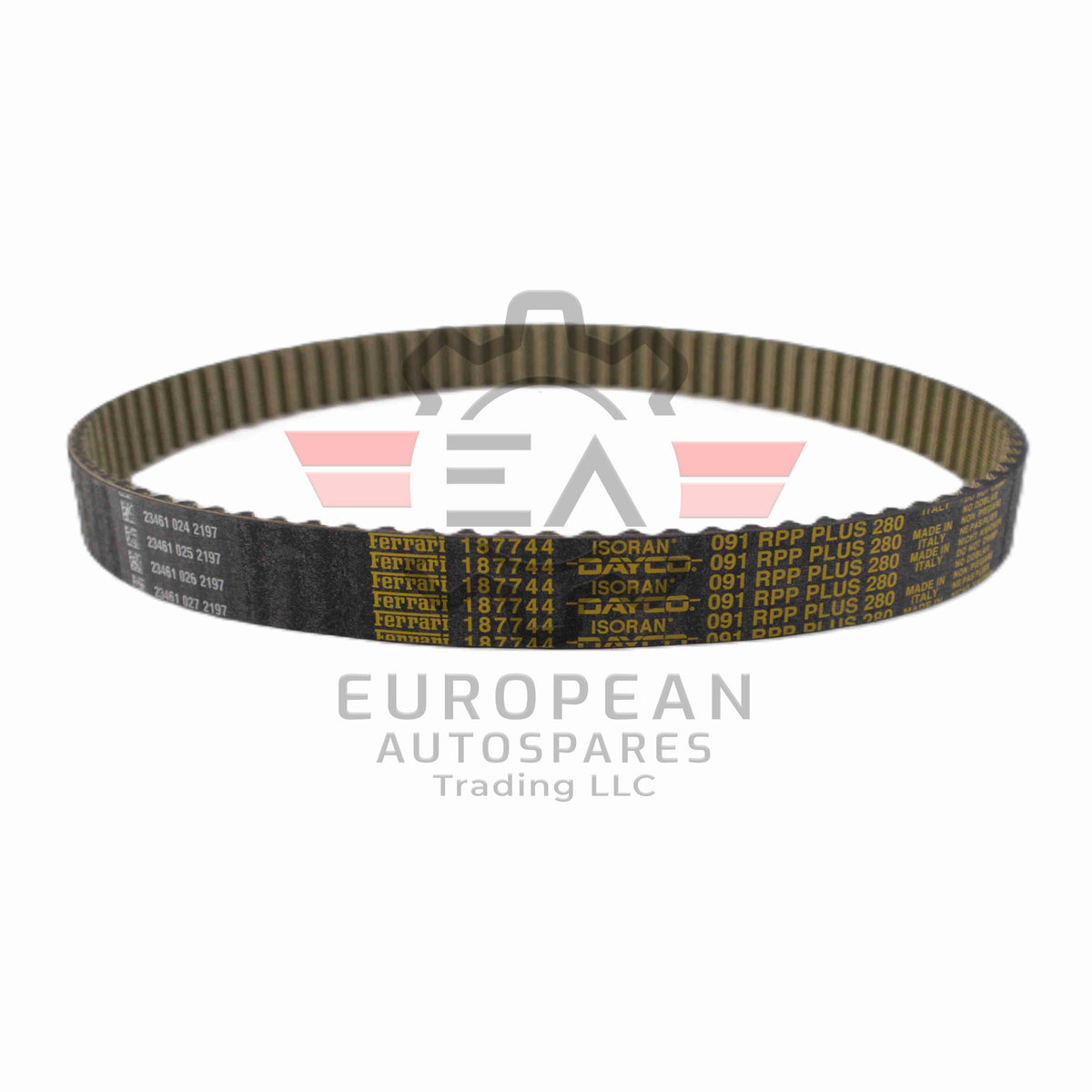 Genuine Ferrari Timing Belt 187744 European Autospares Trading LLC