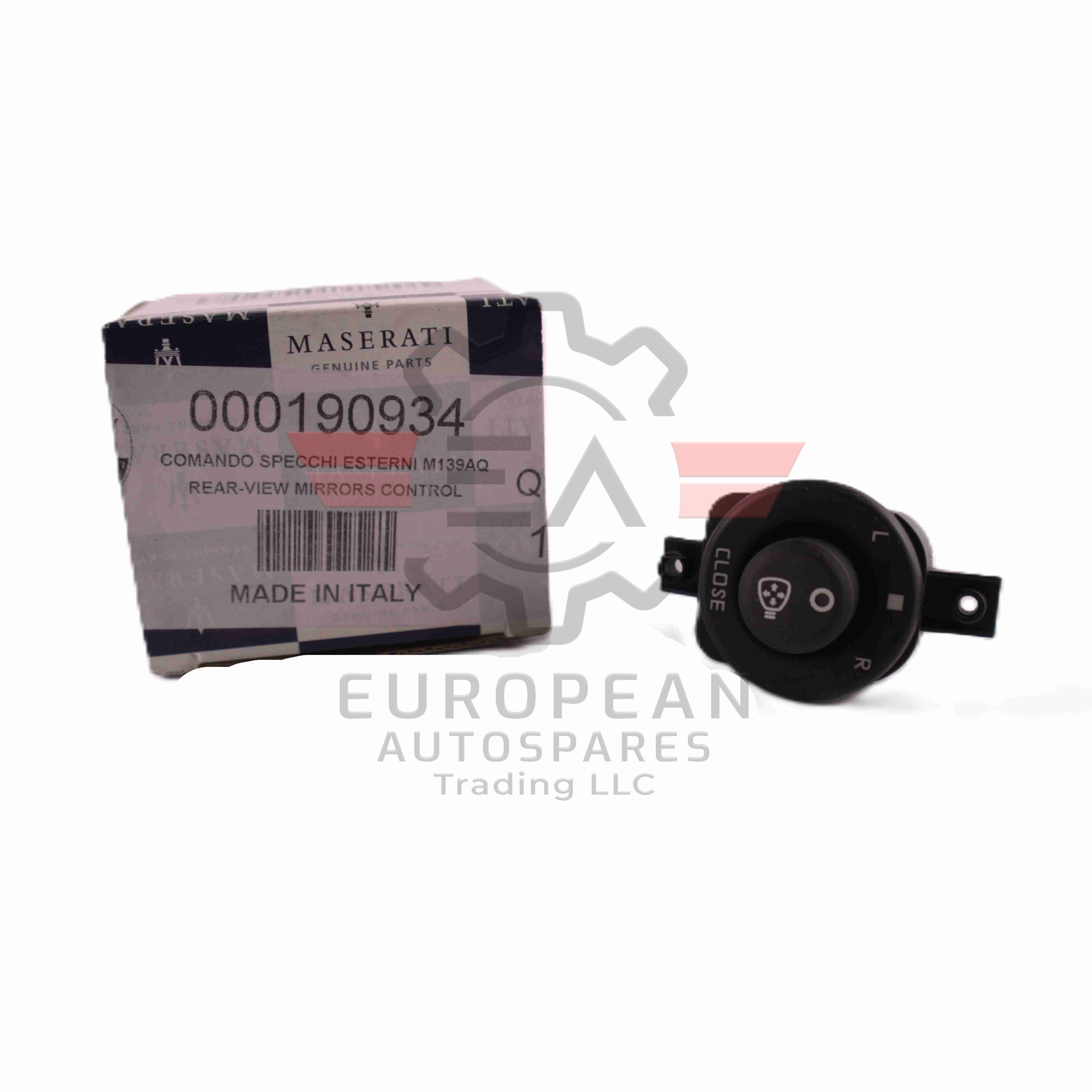 Genuine Maserati Side Mirror Setting Control 190934 European Autospares Trading LLC