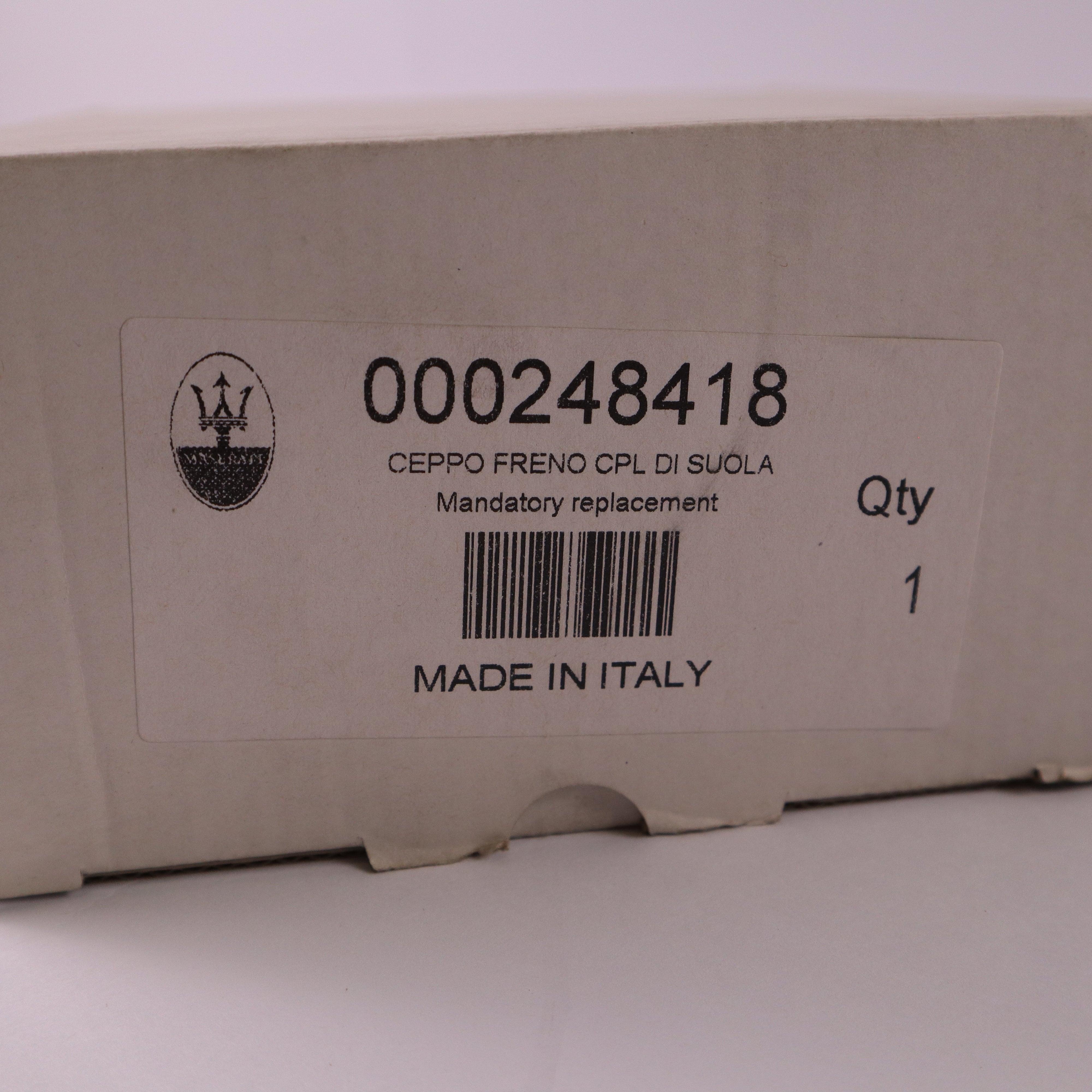 Genuine Maserati Parking Brake Shoe 248418