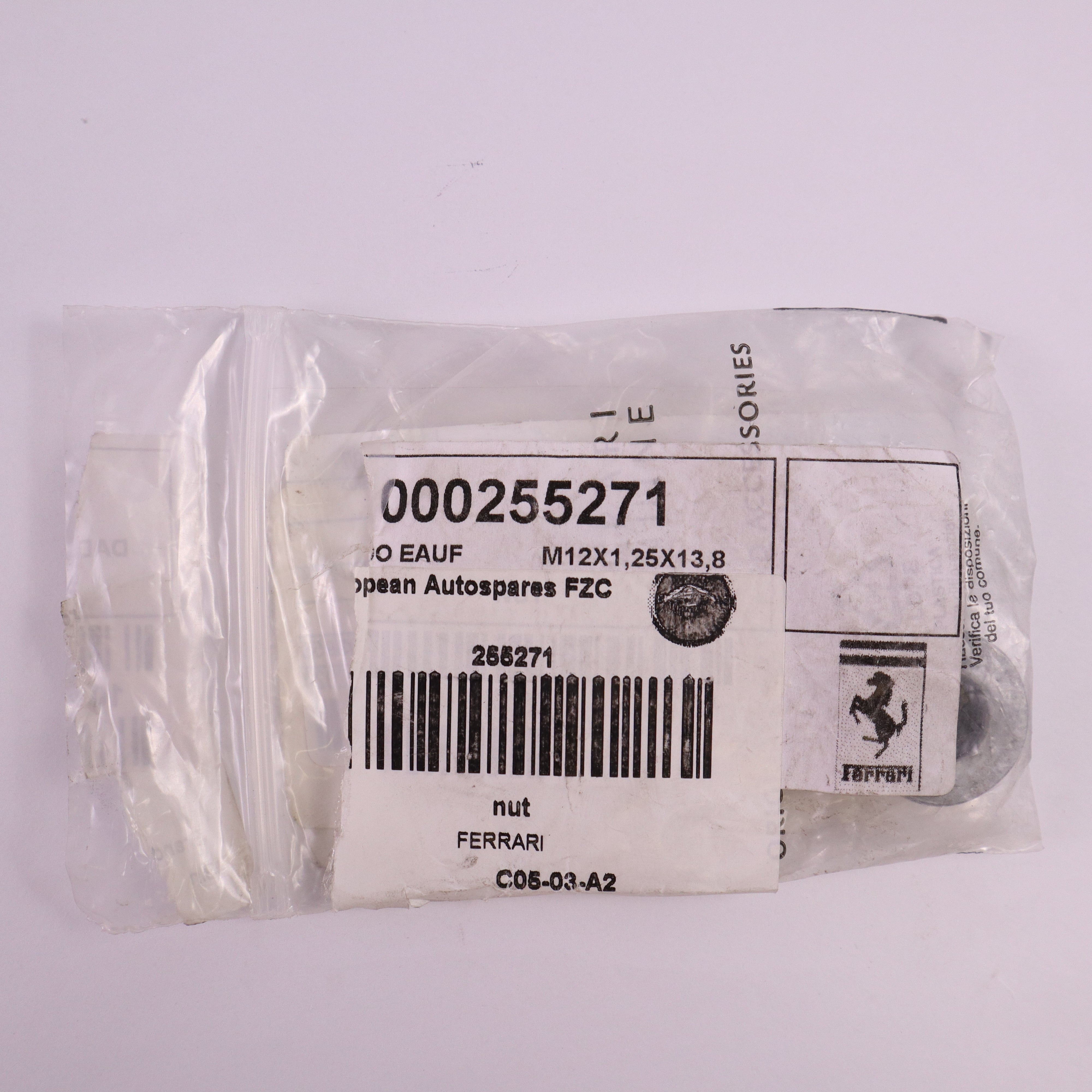 Genuine Ferrari Body Nut 255271