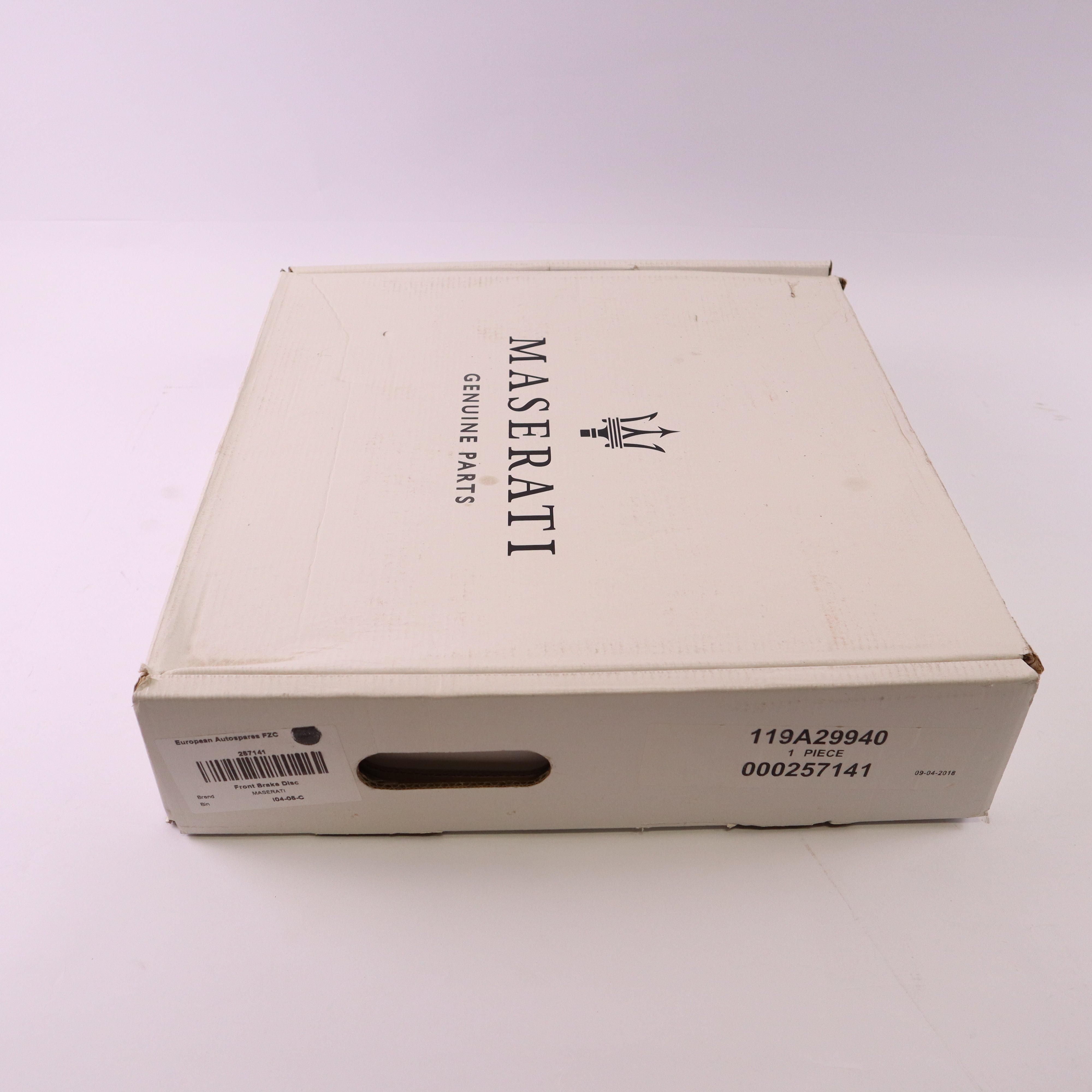 Genuine Maserati Front Brake Disc 257141