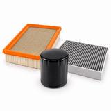 Maserati V8 Petrol Service Bundle – Aftermarket Oil Filter, Air Filter & AC Filter for GranTurismo & GranCabrio (289571, 205468, 66855200) European Autospares Trading LLC