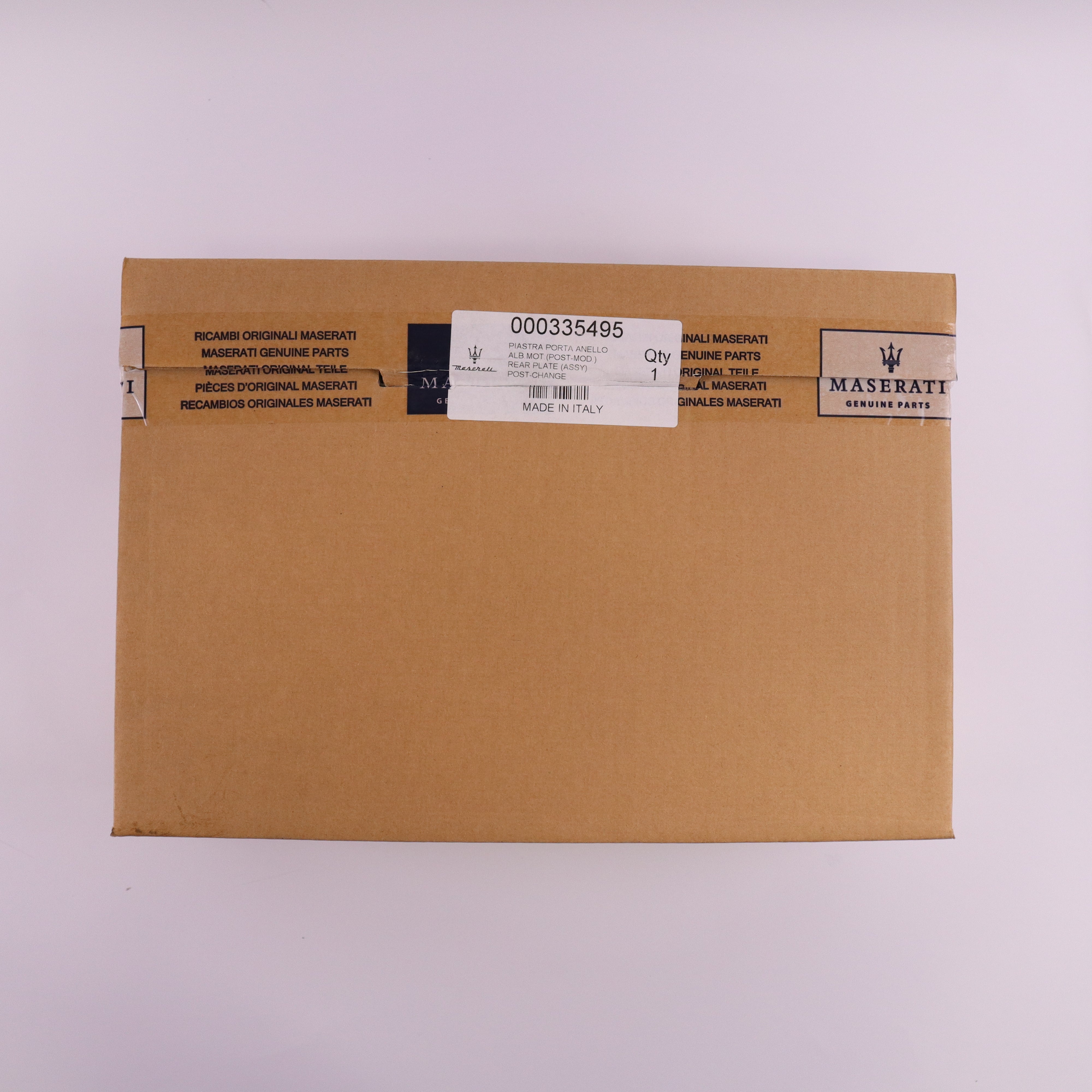 Genuine Maserati Rear Crank Plate 335495