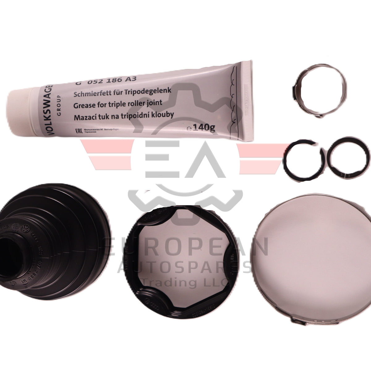 Genuine Bentley Transmission/Drivelines Joint Protective Boot with Assembly Items and Grease 3W0498201A - European Autospares Trading LLC