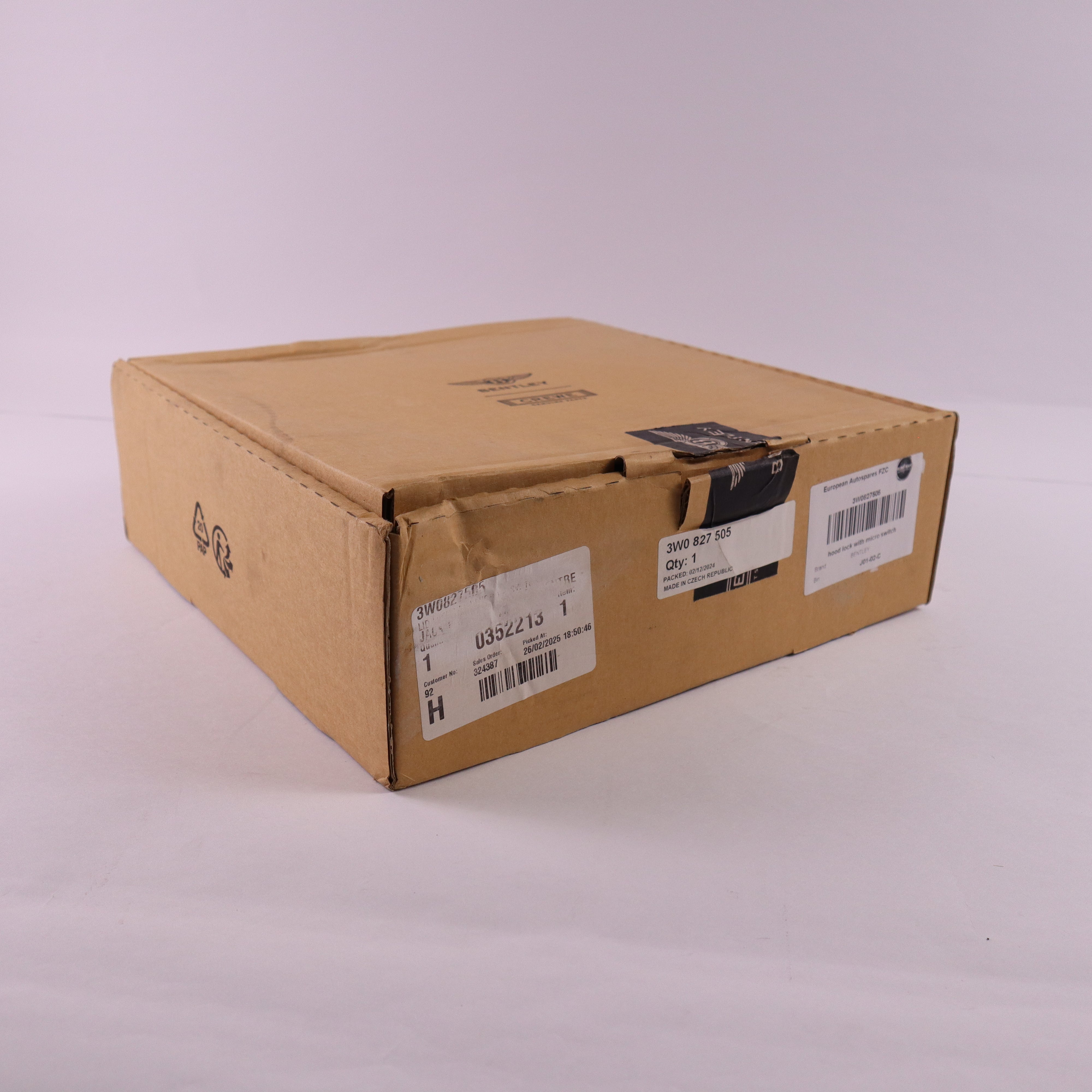 Genuine Bentley Hood Lock 3W0827505